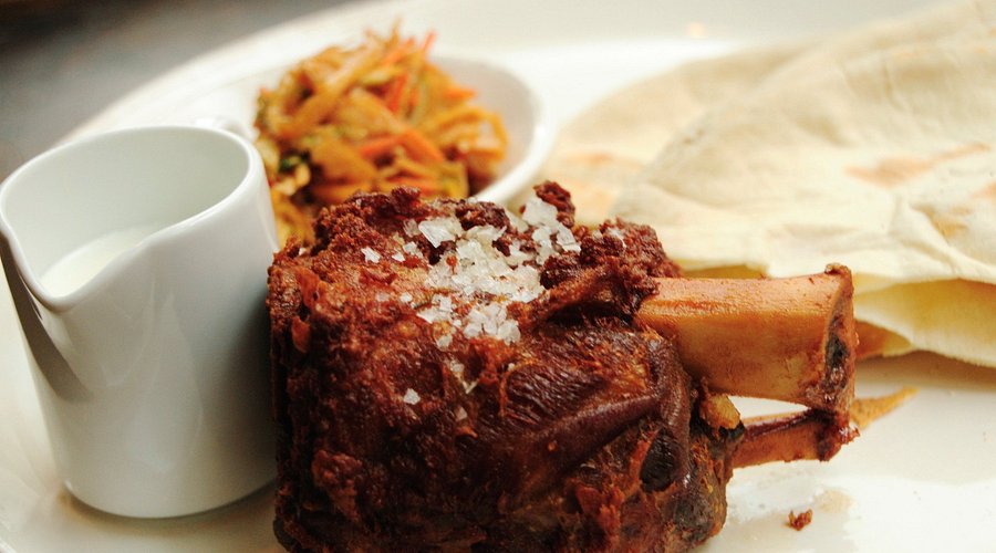 The Butcher and the Brewer signature dishes Corn Dogs
Pork Shank
Lamb Ribs